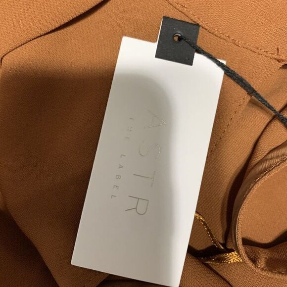 astr the label new russet orange brown tank top medium - Picture 4 of 5